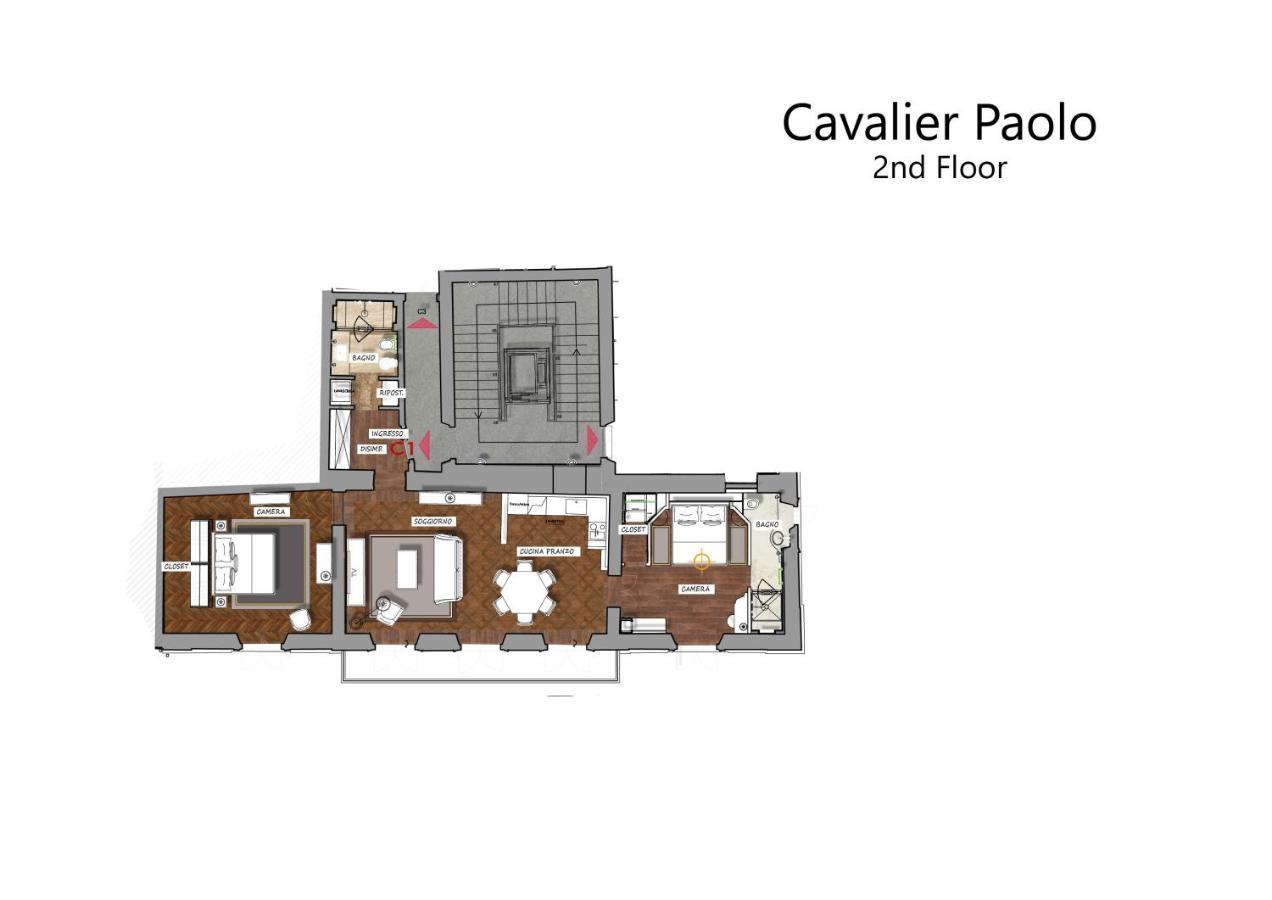 Apartamento Cavalier Paolo - La Dimora Degli Affreschi *